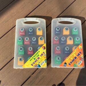 Alphabet Punch Set with Case